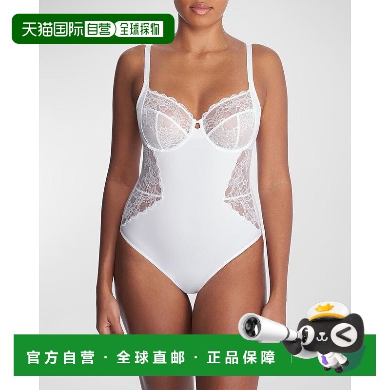 1h可退 【美国直邮】Natori 个性无袖蕾丝紧身衣性感内衣