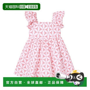 粉红色 自营Janie 连衣裙 Jack花朵小垂袖 美国奥莱直发 and