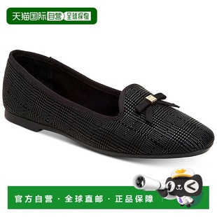 P女式 clubKimii 拖鞋 圆头乐福鞋 美国奥莱 自营 黑色格子 charter