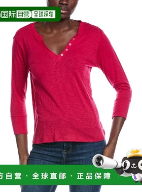 自营Johnny Was Button Top - red 美国奥莱直发