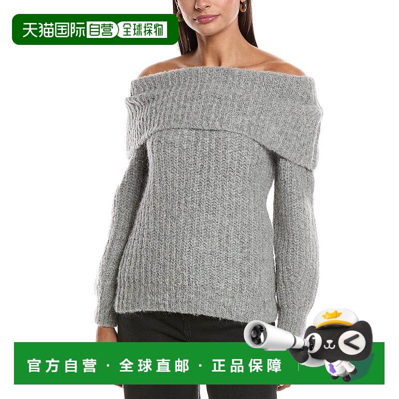 自营Nation LTD Serena Off-Shoulder Alpaca-Blend Sweater - gr