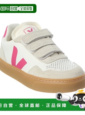 自营VEJA Small V-90 O.T. Leather Sneaker - white 美国奥莱直