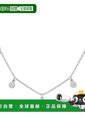 自营Mimi & Max Cubic Zirconia Station Necklace Sterling Silv