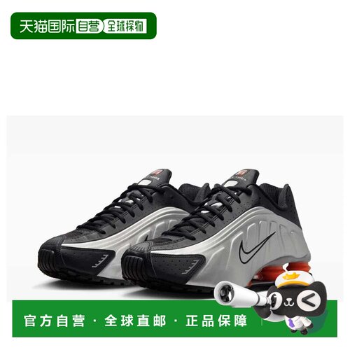 自营Nike Shox R4 AR3565-011运动鞋女士黑色金属跑步鞋MEW638-黑
