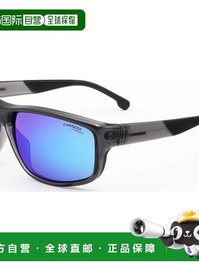 自营 Carrera男式61毫米灰蓝色太阳镜CA8038-s-09V-Z0-灰蓝色 美