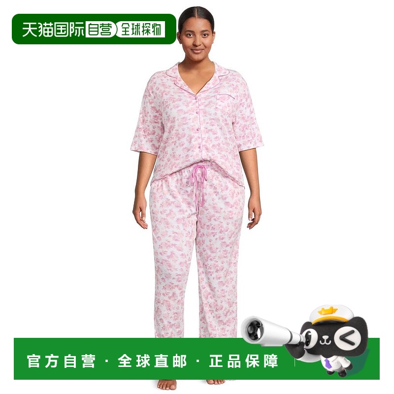 1小时内可退 【美国直邮】karen neuburger 女士 睡衣上装长袖