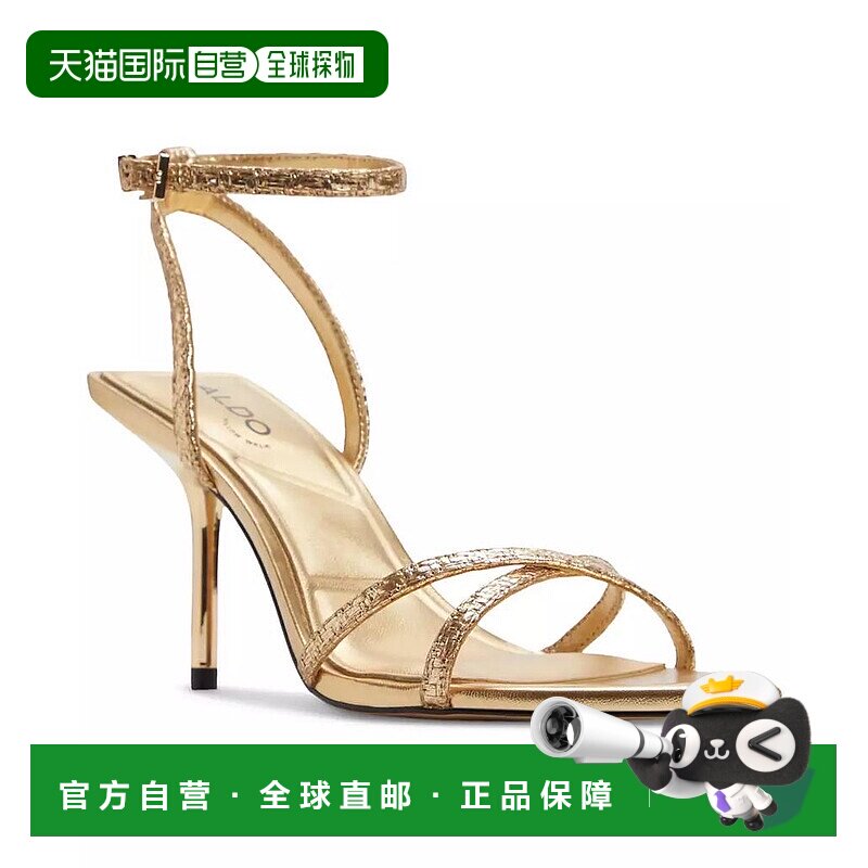 1h可退 【美国直邮】aldo 女士 凉鞋高跟鞋绑带正品 外穿休闲 百