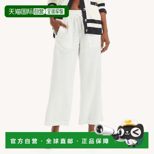 自营Nautica Womens Linen Pant - bright white 美国奥莱直发