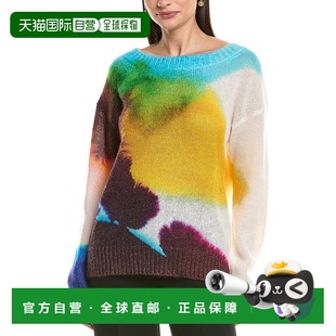 Renta Abstract Wool Blen Mohair 自营Oscar Watercolor
