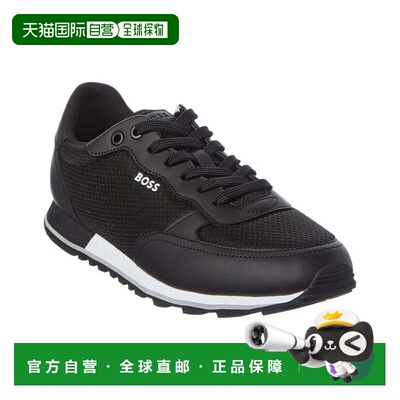 自营Hugo Boss Parkour Mesh Sneaker - black 美国奥莱直发