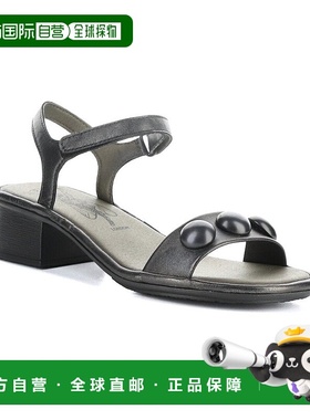 自营 FLY London Exie 皮革凉鞋 - 黑色 美国奥莱直发高跟鞋单鞋