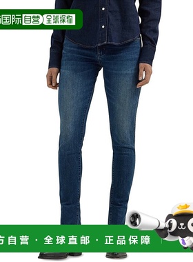 自营 wrangler牧马人Howdy蜂蜜紧身牛仔裤-蓝色 美国奥莱直发