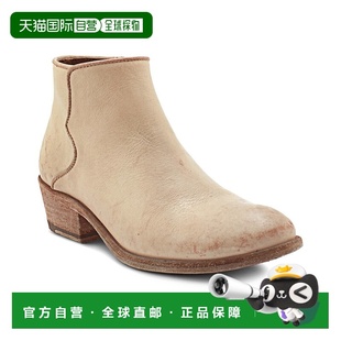 白色 Carson管道皮靴 美国奥莱直发女靴 Frye 自营