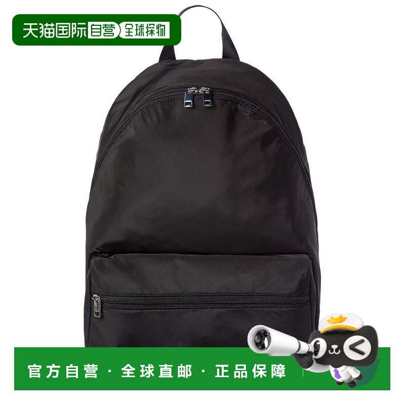 自营Diesel徽标基本字母背包-黑色双肩包 美国直发奥莱