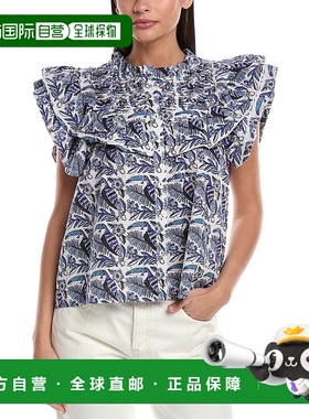 自营 ro's gardenRo’s Garden Denver 上衣 - 蓝色 美国奥莱直发