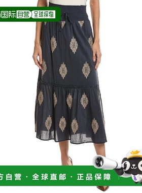 自营Splendid Vivian Maxi Skirt - blue 美国奥莱直发