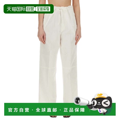 自营victoria beckhamWide Leg Pants - white 美国奥莱直发