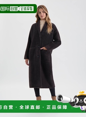 自营nvltWomen’s Longline Oversize Eyelash Coatigan with Sha