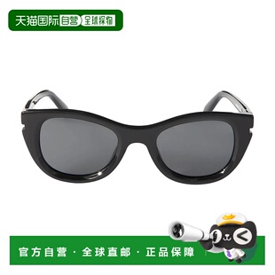 自营 off-white米白色博尔德猫眼太阳镜-黑灰色 美国奥莱直发