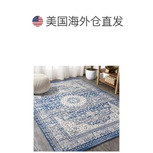 jonathan yScala Ornate Bohemian Medallion Area Rug - blue/da