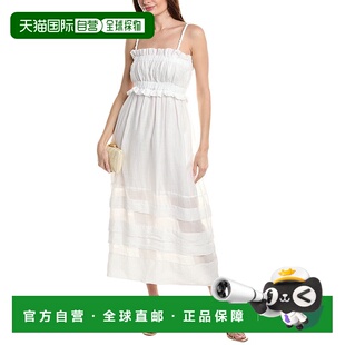 Studio 美国奥莱 背心裙 连衣裙 性感直发吊带 棕色 Alpha