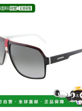 自营Carrera CA CarreRa33 8v4 PT中性飞行员太阳镜-黑色水晶白色