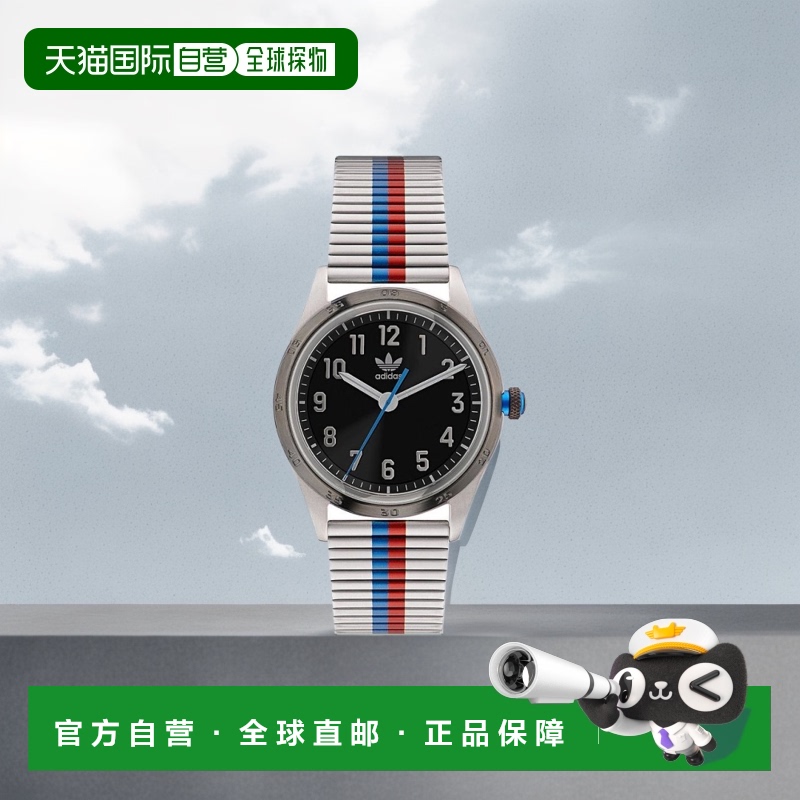 【美国直邮】adidas 男士 Originals 风格四 黑色表盘手表
