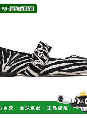 1h可退 香港直邮潮奢 aeyde 女士 黑色 & 白色 Uma Eyelet 玛丽珍