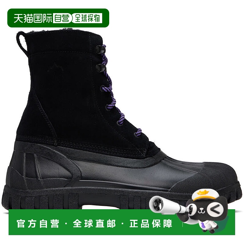 1h可退 香港直邮潮奢 Diemme 男士 黑色 Anatra 踝靴 DI24FWANMX0