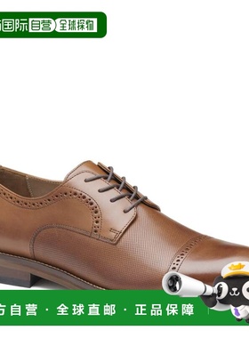 自营Johnston & Murphy Men's Sutton Embossed Cap Toe  Shoe -