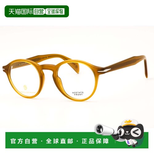 自营david beckhamDB 1185 040G 00黄色47mm-黄色 美国奥莱直发