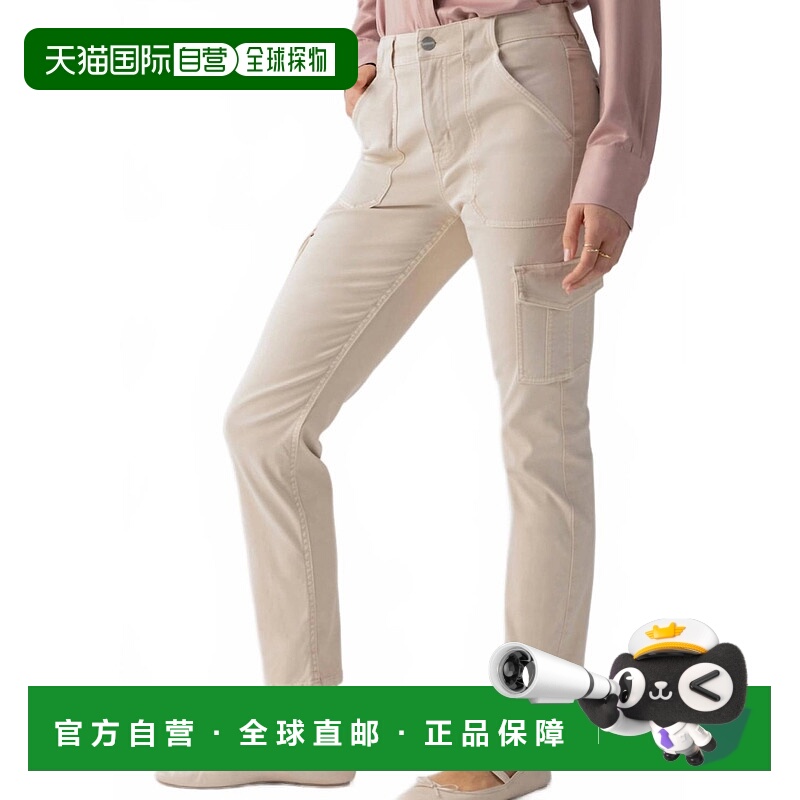 自营sanctuarySculpted Hayden Slim Cargos In Toasted Almond