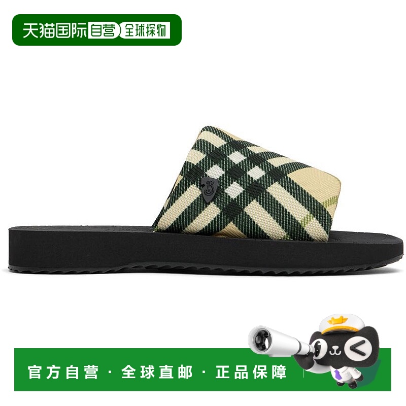 1h可退 【美国直邮】Burberry 巴宝莉 米色 Trek 凉鞋 男士时尚舒