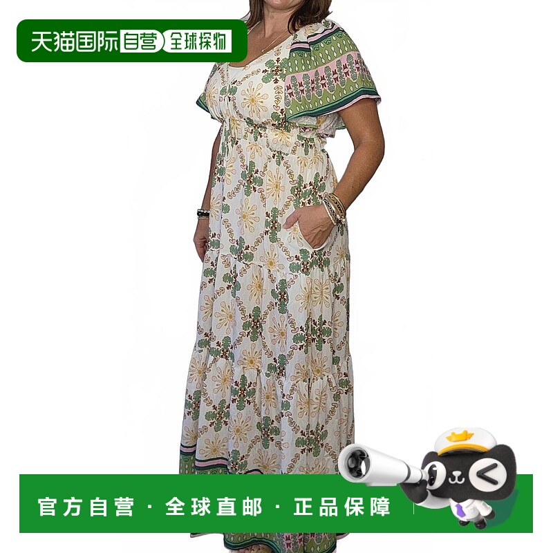 自营she + sky女式Malia Maxi连衣裙 美国奥莱直发