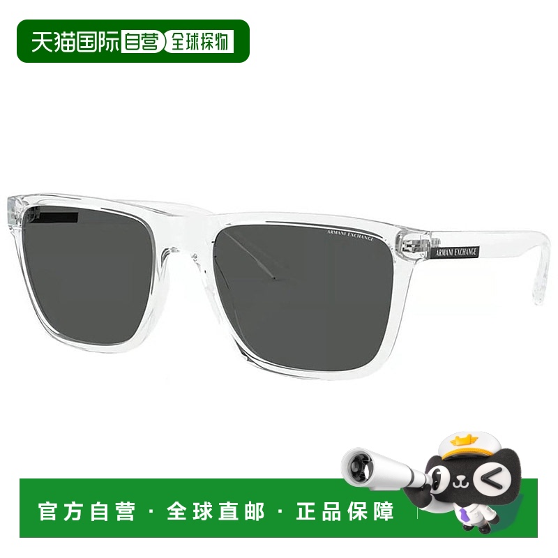 自营 Armani Exchange AX 4080S 823587 57mm中性方形太阳镜-闪亮