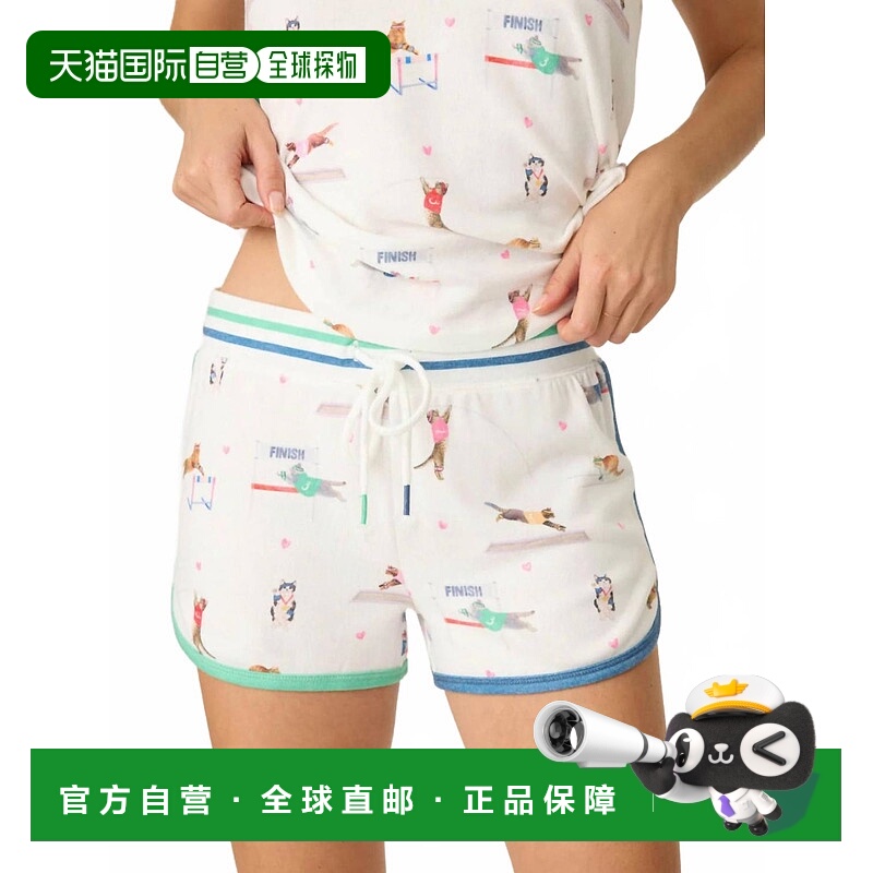 自营pj salvageCatletics Pajama Short In Ivory - ivory 美国奥