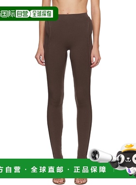 1h可退 香港直邮潮奢 Ottolinger 女士 棕色 Sculpted Hip 紧身裤