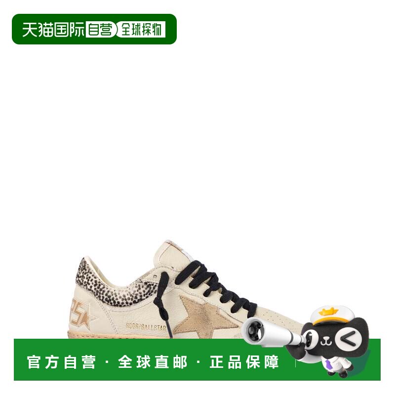 自营golden gooseNappa皮革运动鞋，搭配麂皮星星装饰-中性色 美