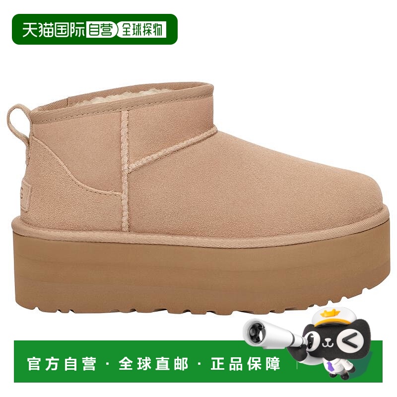 1h可退 【美国直邮】UGG|UGG 迷你厚底鞋 - 女款运动拖鞋休闲正品