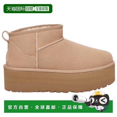 1h可退 【美国直邮】UGG|UGG 迷你厚底鞋 - 女款运动拖鞋休闲正品