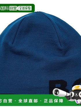 自营 Hugo Boss 男式 Arev 羊毛便帽，蓝色 - 蓝色 美国奥莱直发