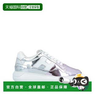 平底圆头真皮潮流时尚 HOGAN女士休闲鞋 透气百搭女鞋 美国直邮