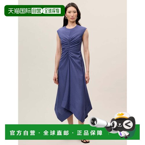 自营rebecca taylorAllegra Stripe Dress - navy 美国奥莱直发
