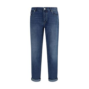 Relaxed blue 自营Brunello Cotton Jeans Men Cucinelli Fit
