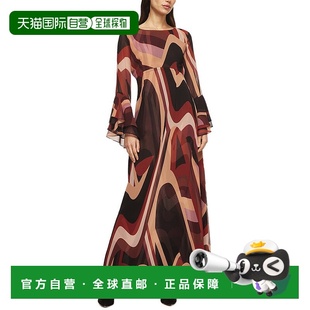 Zoey Angeles Maxi Dress 美国奥莱直发 自营MISA brown Los