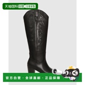belle bloomRebelle及膝高西部靴 自营 黑色 美国奥莱直发女靴