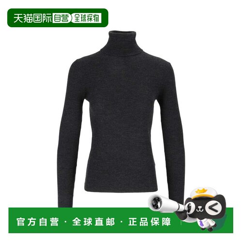 自营mc2 saint barth合身修身的精致棱纹高领毛衣，采用细毛美利-