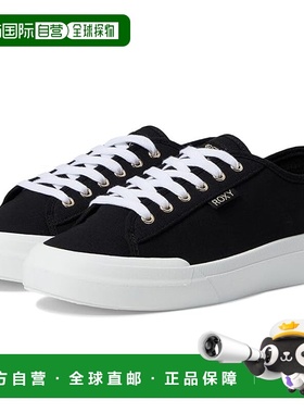 1h可退 香港直邮潮奢 Roxy 女士 Marina 运动休闲鞋 black黑色 舒