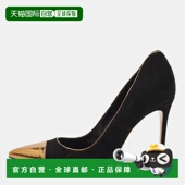 Rossi Pointed Black Leather 自营Gianvito Suede gold And Toe