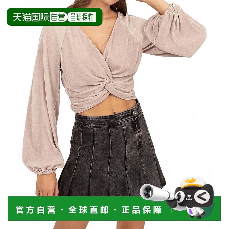 自营hyfveTwist Blouse In Champagne - champagne 美国奥莱直发